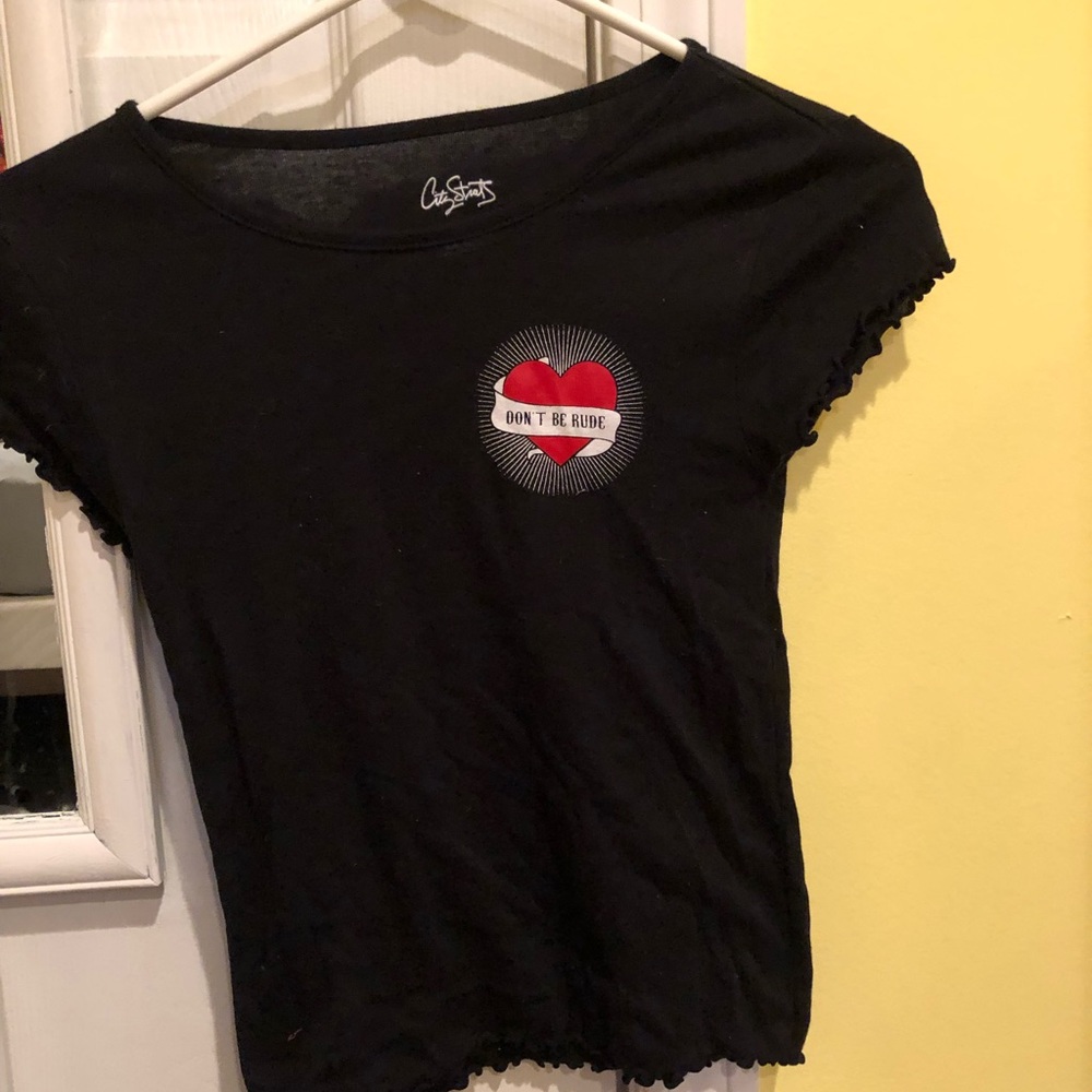 Lettuce cut sleeves tee